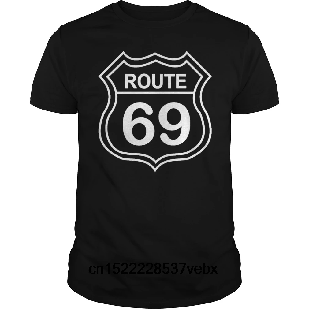 Забавная Мужская футболка Женская Новинка Route 69 крутая | одежда