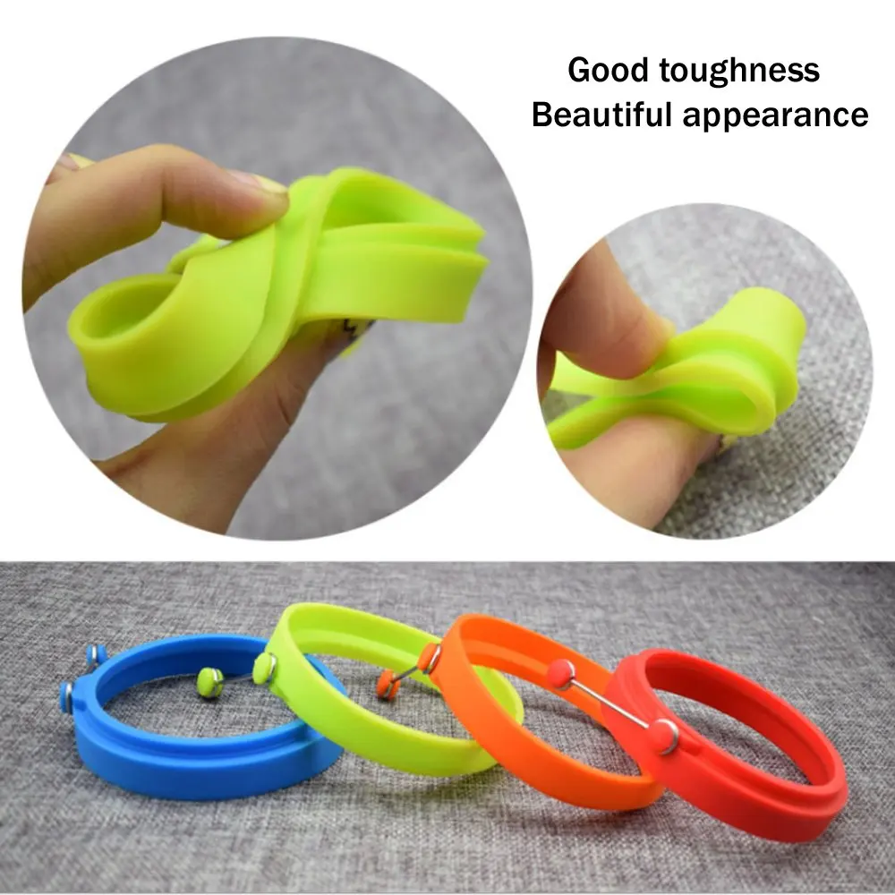 Silicone Fried Egg Pancake Ring Omelette Fried Egg Round Shaper Eggs Mould for Cooking Breakfast Frying Pan Oven Kitchen