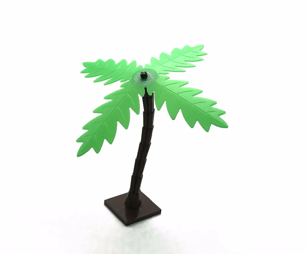 10 шт./лот детали блока кирпича для самостоятельной сборки основание пальмы из