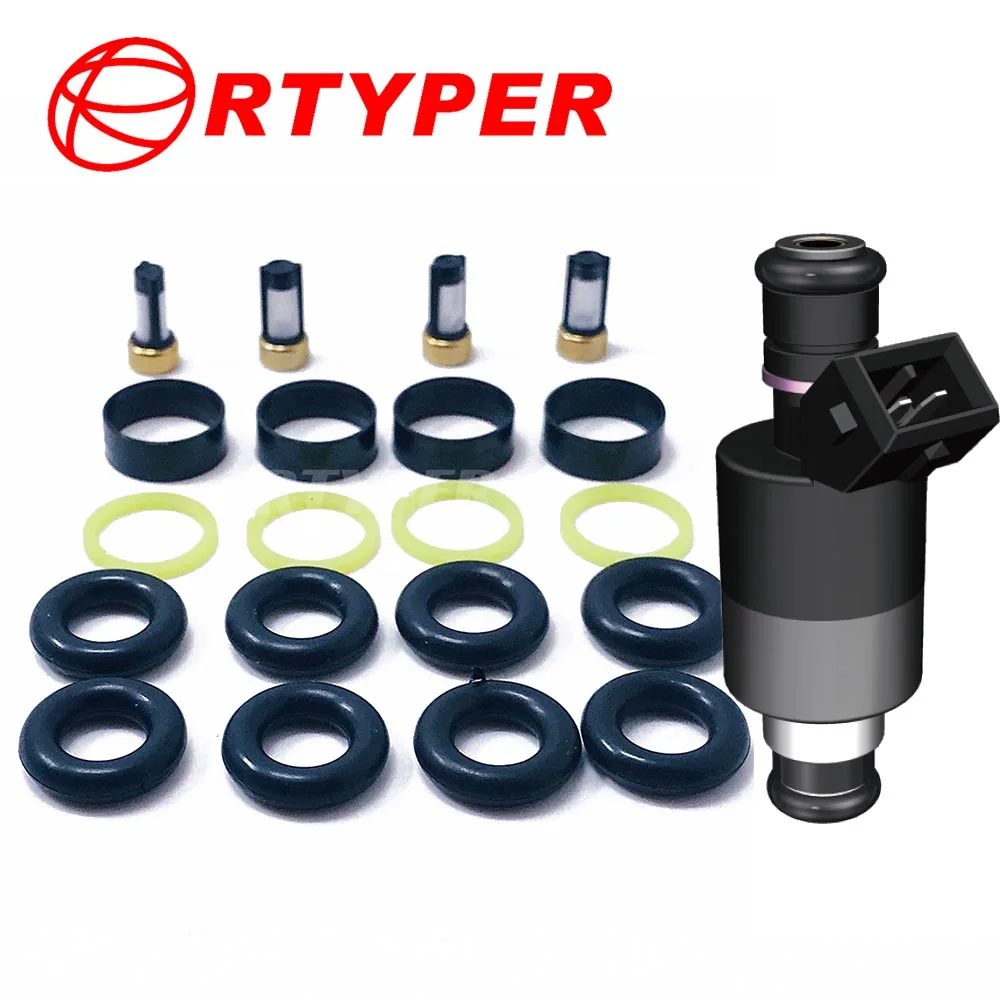 4 комплекта топливной форсунки FJ10035 ремонтные комплекты 03005 для DELPHI Chevrolet