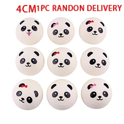coloful jumbo Deer Cake Squishy slow rising antistress toy stress relief toy for children boys girls adults autism squeeze toy - Цвет: 4cm panda bread