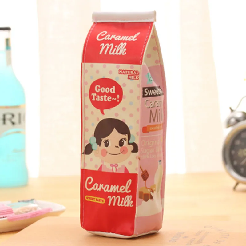 Новый чехол карандаш для молочных коробок пенал из искусственной кожи сумка