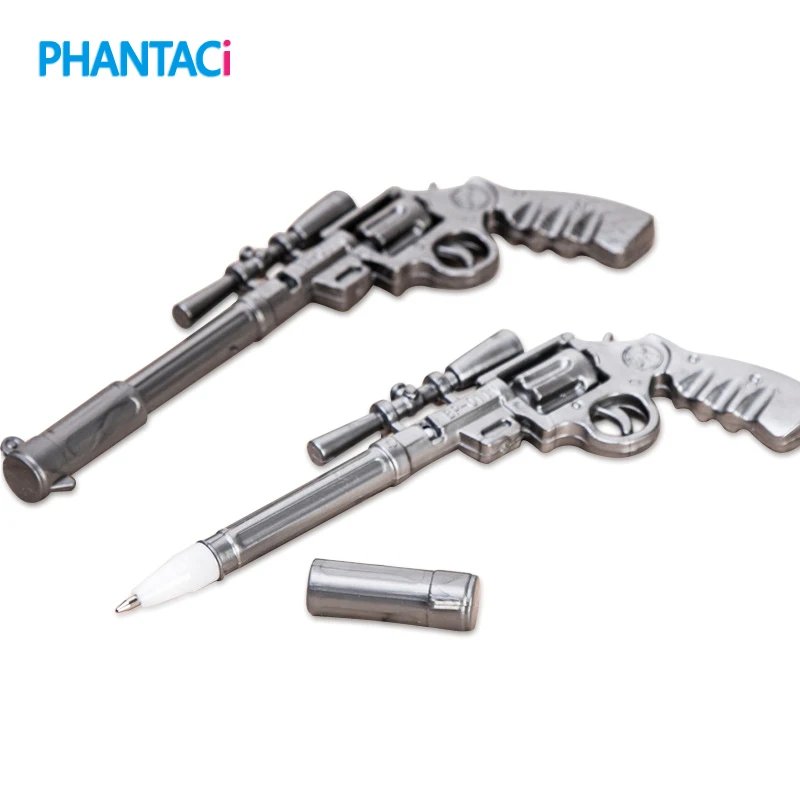 

2 pcs/lot Roscoe Fiveshooter Gun Ballpoint Pen Cute Funny Kawaii Pens Canetas Rollerball Pen School Supplies Papelaria
