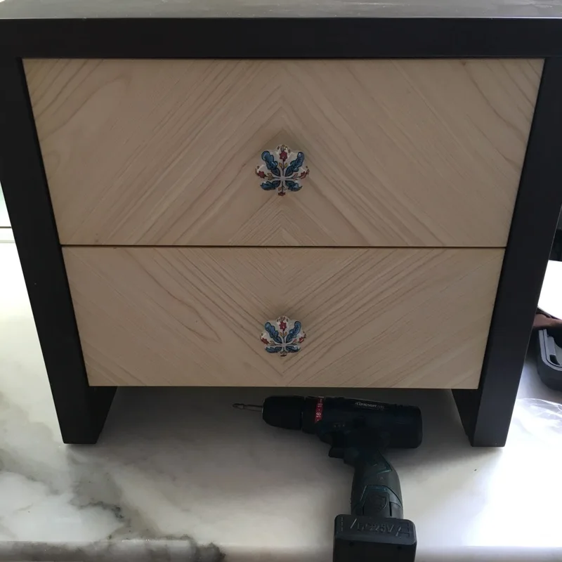 Ручки для шкафа 2 шт./лот керамические дверные кухонные ручки ручной росписи