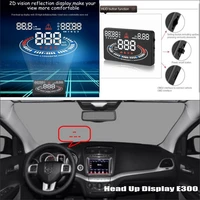 for dodge journey jc 2009 2012 car hud head up display safe driving screen projector auto accessories plug and play film