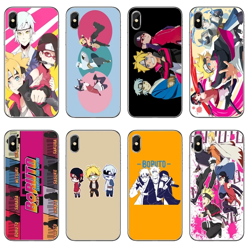 Boruto sarada mitsuki Наруто для iPhone X XR XS Max 8 7 плюс 6s 6 плюс SE 5S 5c 5 4S 4 iPod Touch чехол мягкий чехол для телефона