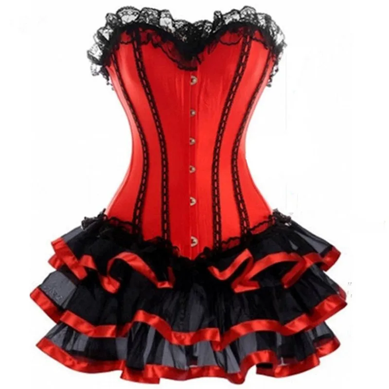 Женское платье бюстье готическое мини с юбкой Размер 6XL|gothic corset dress|corset dresscorset mini