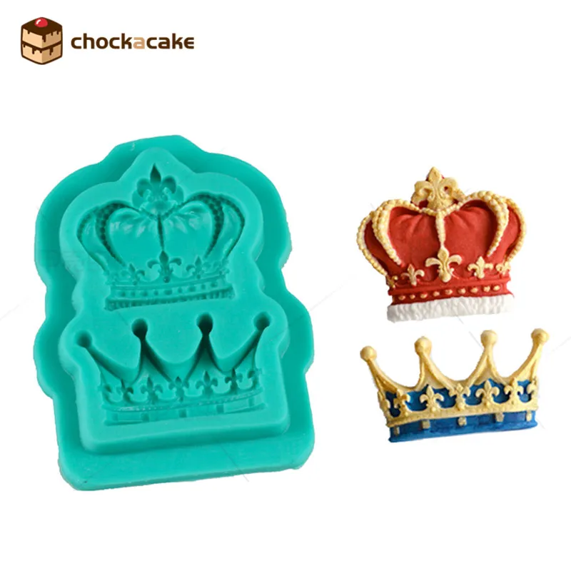 Короны принцессы королевы 3D Силиконовая форма помадка торт кекс украшения