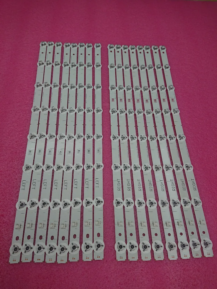 (Новый комплект) 16 шт. (8 * R + 8 L) светодиодная подсветка для Panasonic TV TX 55CS520B SVM550AD8 REV04 L