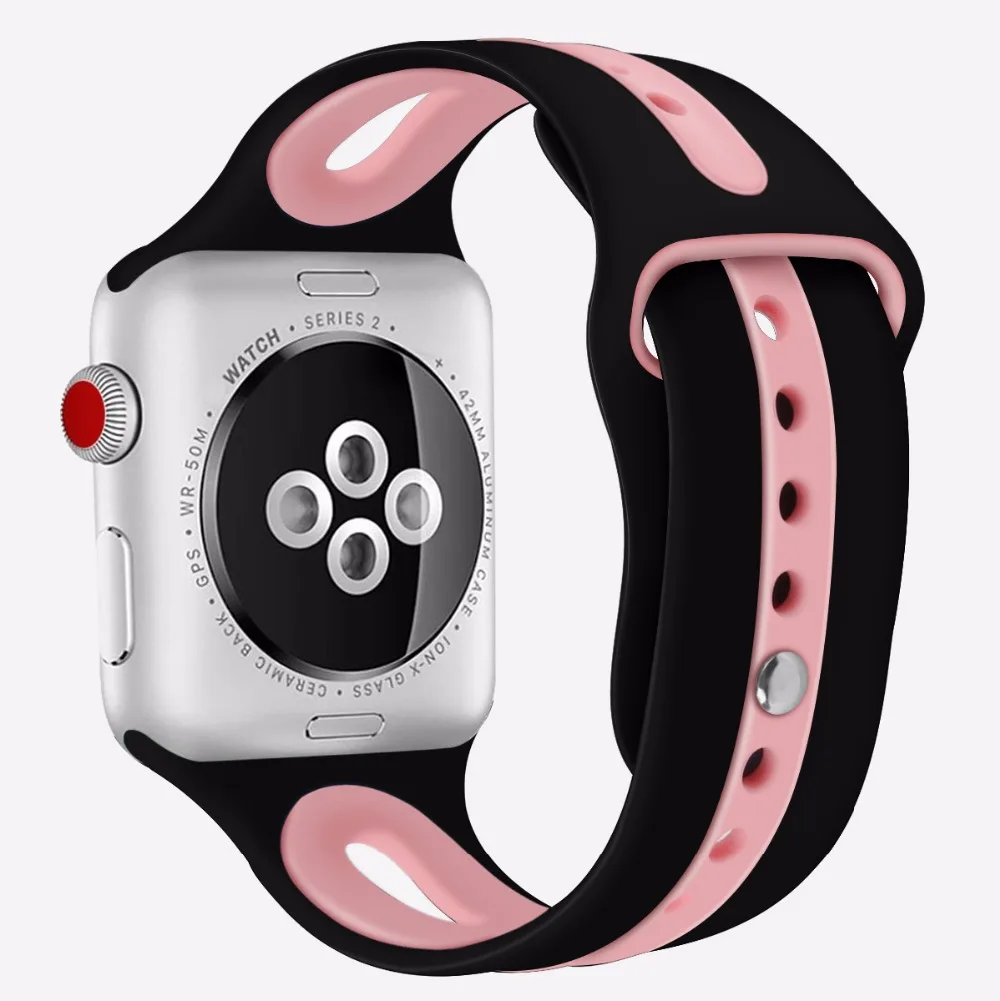 BOX W замена ленты для зарядки совместим с Apple Watch Series 4/3/2/1 ремешок спортивных часов