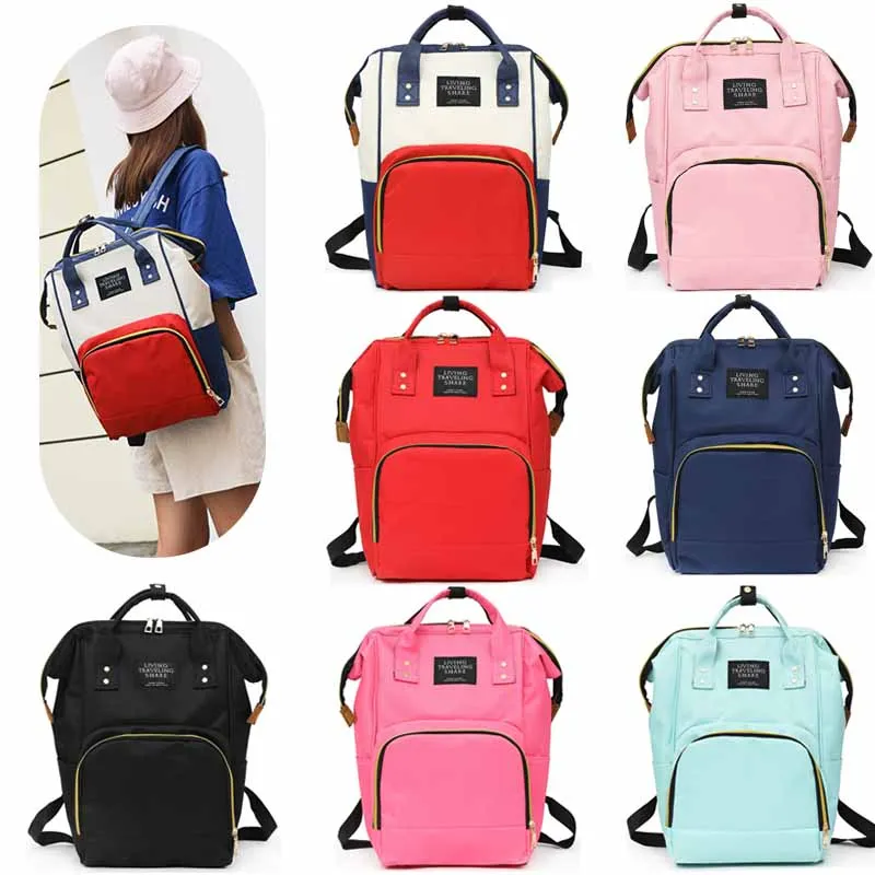 

Fashion Mummy Maternity Nappy Bag Large Capacity Nappy Bag Travel Backpack Nursing Bag for Baby Care Women's Fashion Bag