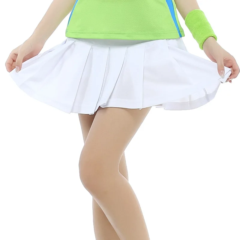 Женские быстросохнущие юбки-кюлоты для бадминтона тонкие спортивные короткие