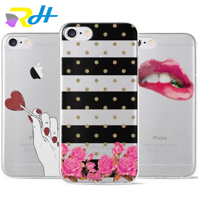 Чехол для Apple iPhone 5 чехол 6 6s 7 8 Plus X Xr Xs Max мягкий жесткий из ТПУ телефона с рисунком