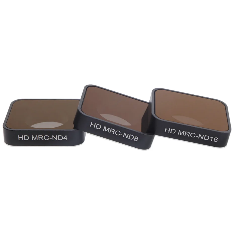 ND 4 8 16 TENENELE Go Pro 7 Camera Lens Filter CPL Polarizing/UV/Red/Magenta/Yellow Filters Set For GoPro Hero 5 6 7 Black Lens Accessory - Цвет: ND 4 8 16