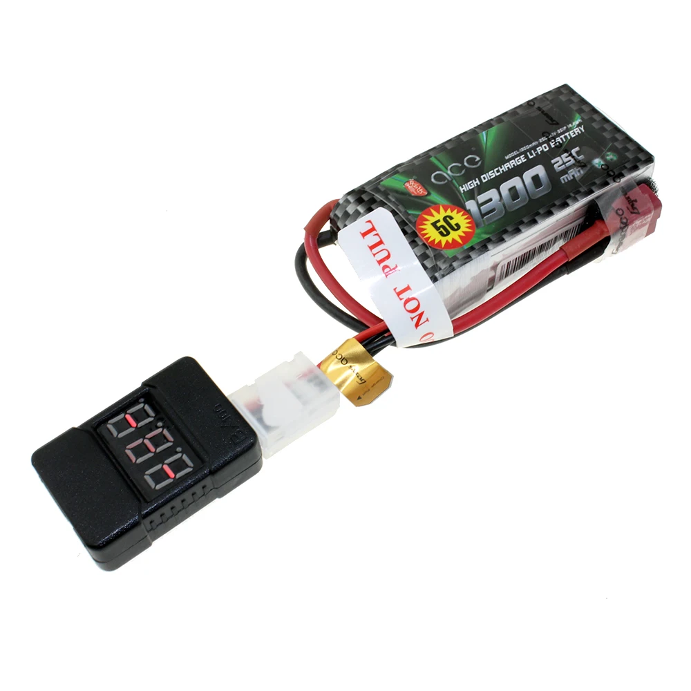 Аварийный сигнал низкого напряжения 1-8S Lipo/li-ion/Fe тестер на батарейках 2 в 1