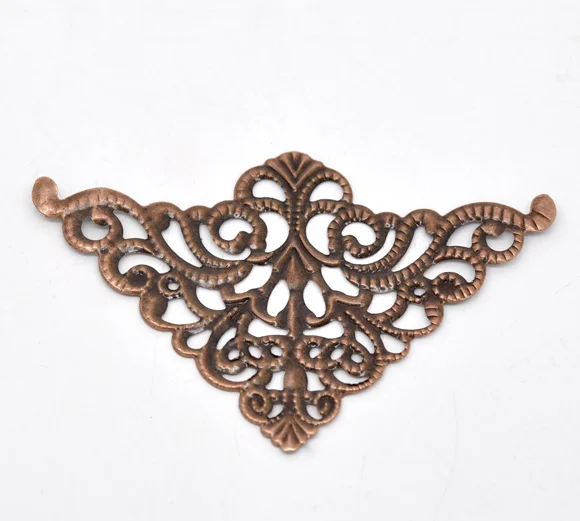 DoreenBeads 30 медный тон филигранные треугольные соединители (B13803) иу | Украшения и