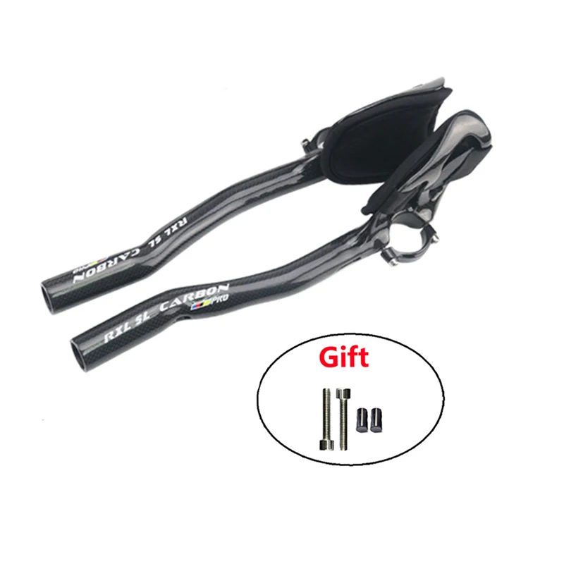 Black 3K Gloss RXL SL расширитель для триатлона велосипеда Aero TT, руль для велосипеда, расширитель для велосипеда 3 K, матовый 340 карбоновый Аэро TT бар - Цвет: Black 3K Gloss