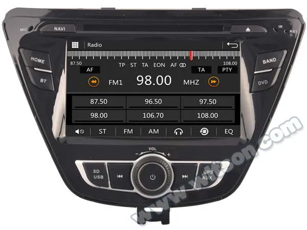 Автомобильный DVD плеер 7 дюймов для Hyundai Elantra/Avante 2014 2015 с поддержкой системы