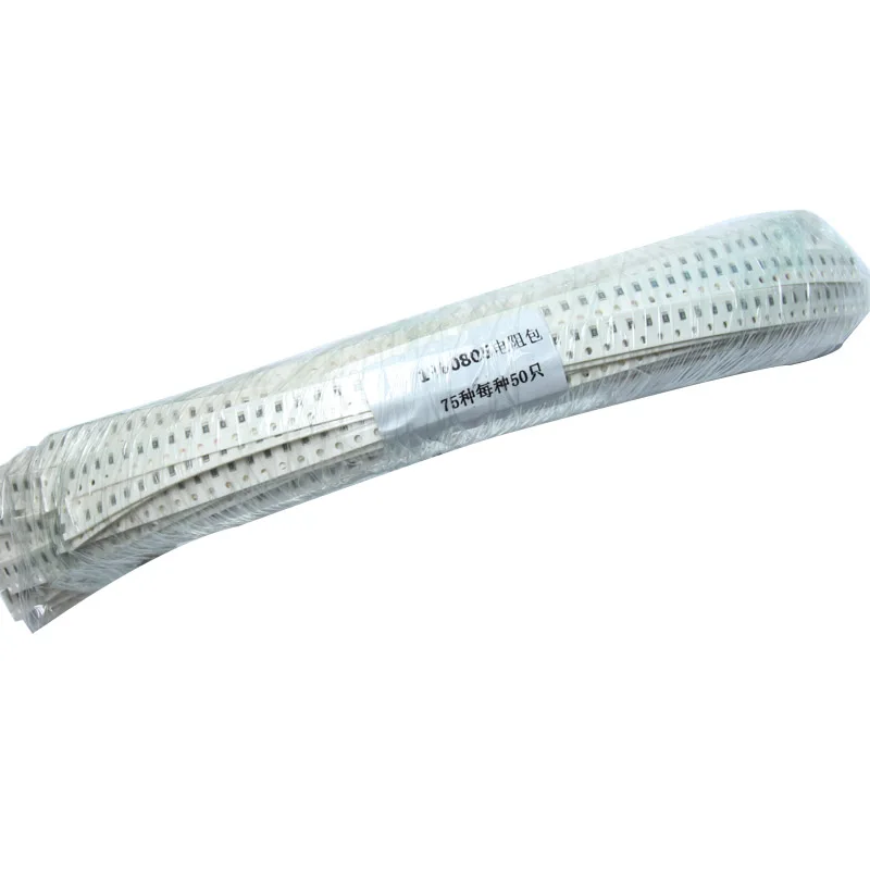 Glyduino 3750 шт. около 75 видов чиповых резисторов 0805 SMD Szie 10 Ом 820k 1% точность каждого 50
