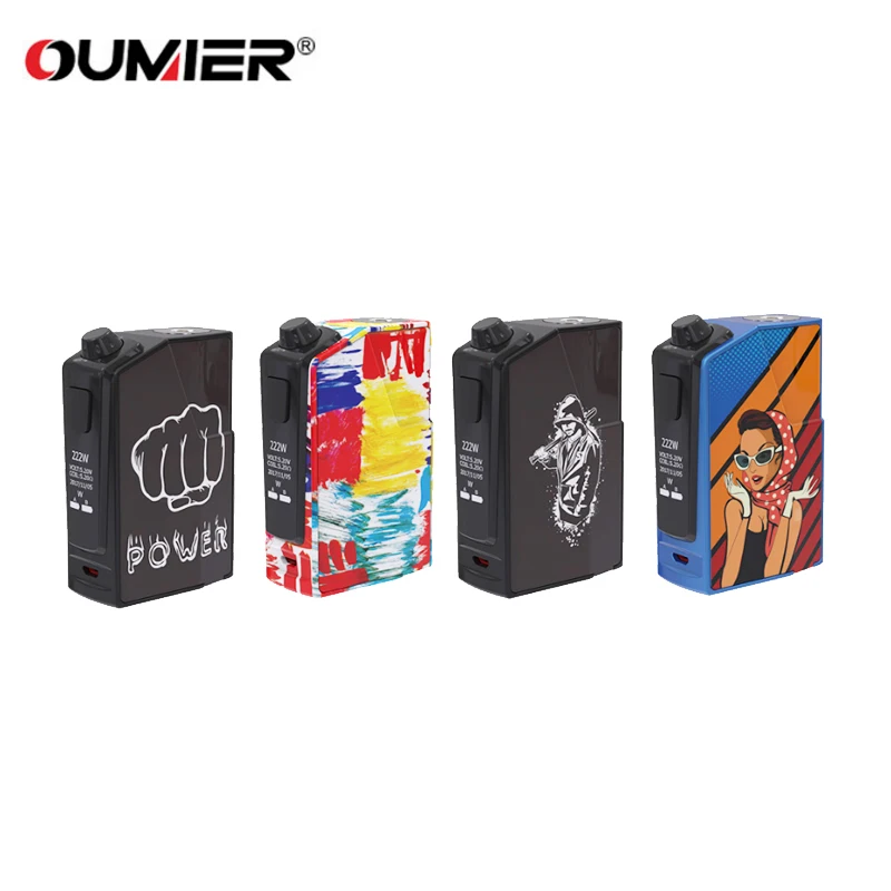 Oumier Flash VT 1 222 Вт коробка мод электронные сигареты питание от двух 18650 батарей