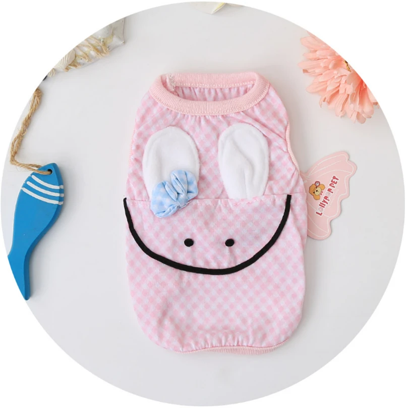 Kawaii Милая Одежда для кошек рубашки домашних животных собак породы Йоркширский