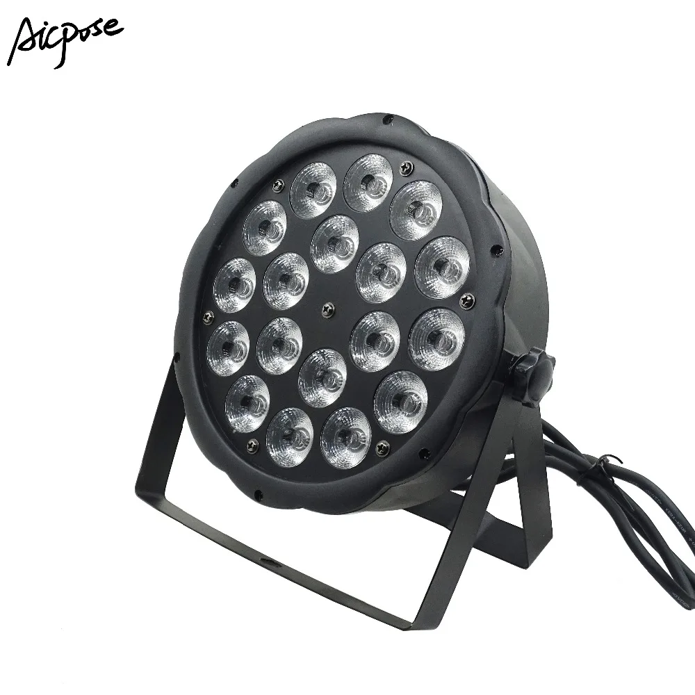 18x10 Вт большой объектив RGBW 4в1 Led Par свет 18*10 с DMX512 управлением диско освещение сцены