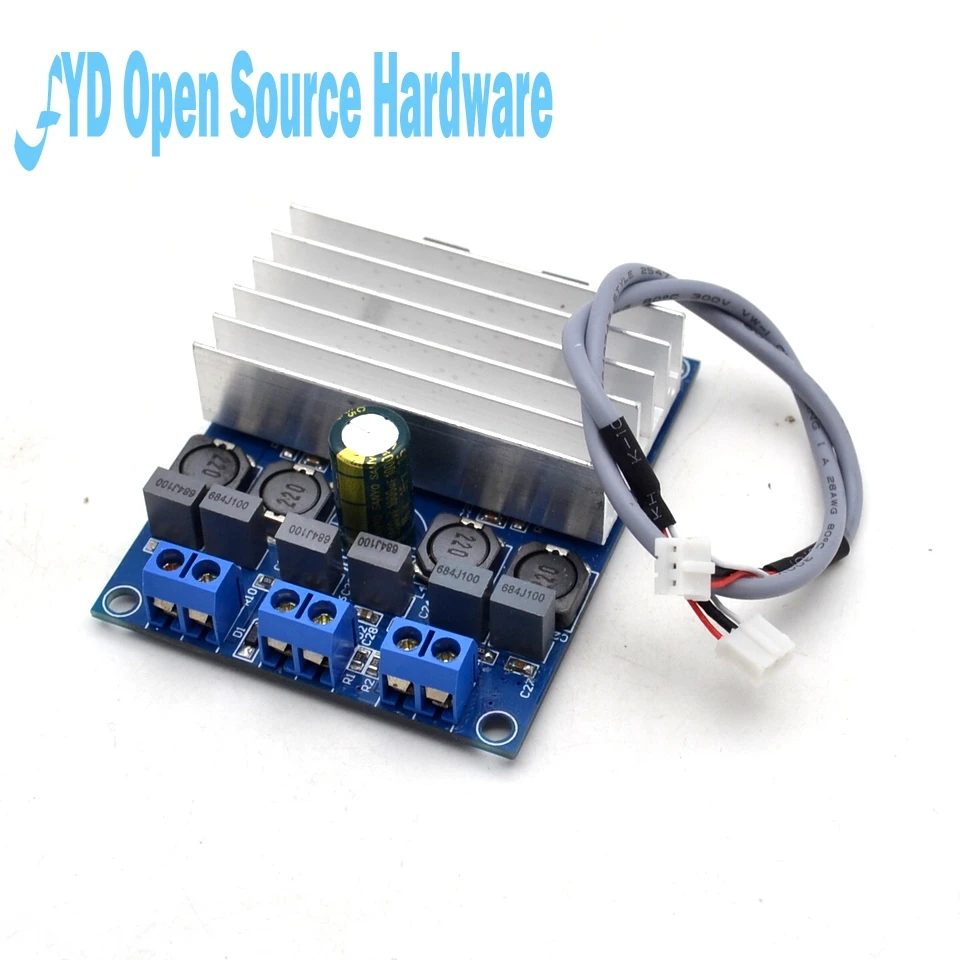 TDA7492 D Класс высокой мощности 2x50 Вт усилитель плата цифровой + радиатор AU|amp board|digital