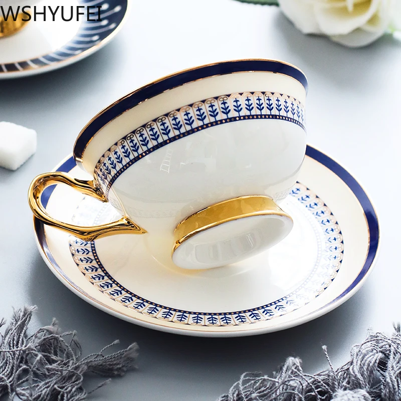 Элегантная английская Ins керамическая чашка кофейная послеобеденный чай