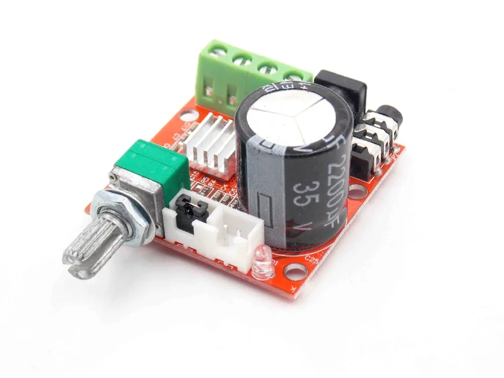 Бесплатная доставка! Горячая Распродажа 12V Mini Hi-Fi PAM8610 плата аудио