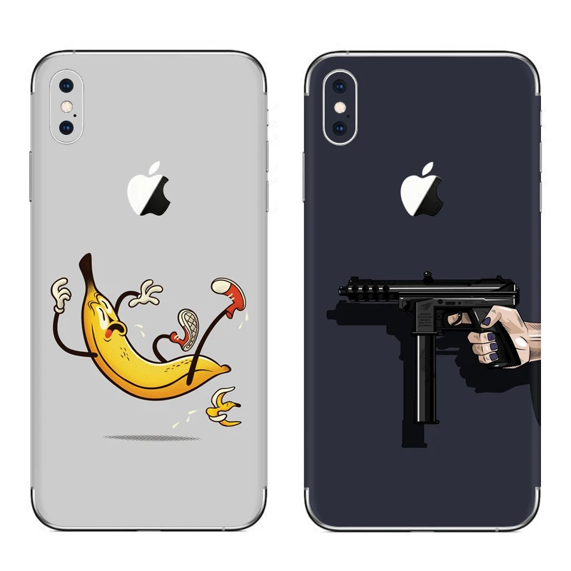 Gooyiyo-для для iPhone X XS телефон Стикеры XS Max XR DIY Наклейка 3м винил-Цвет кожного покрова для iPhone 6, 6 S, 7, 8plus, Стикеры