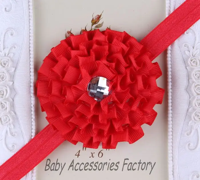 Реквизит для фотосессии лента волос с цветами и стразами Искусственные