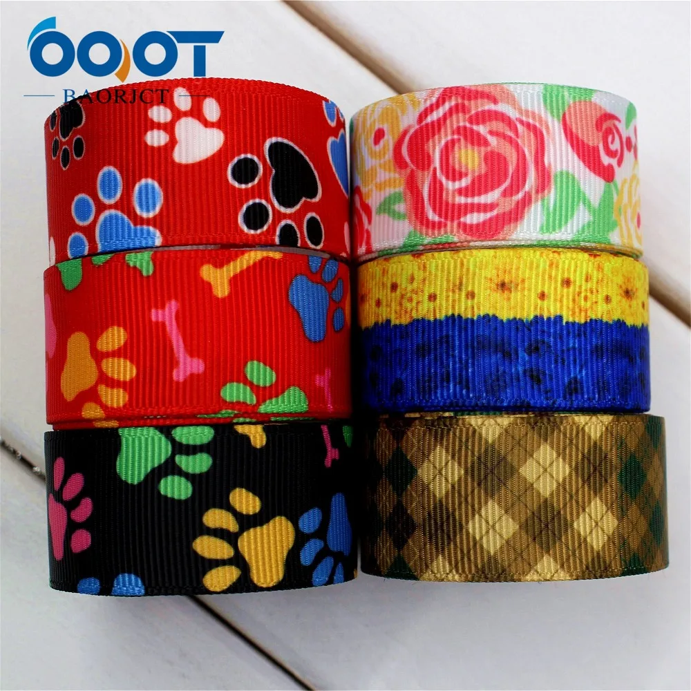 OOOT BAORJCT 174132 22 мм геометрические печатные grosgrain ленты сделай сам ручной работы