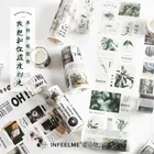 22 дизайна васи лента Ретро логотипNo.КалендарьПогода японский декоративный клей DIY Маскировочная бумага лента наклейки этикетка INFEELME