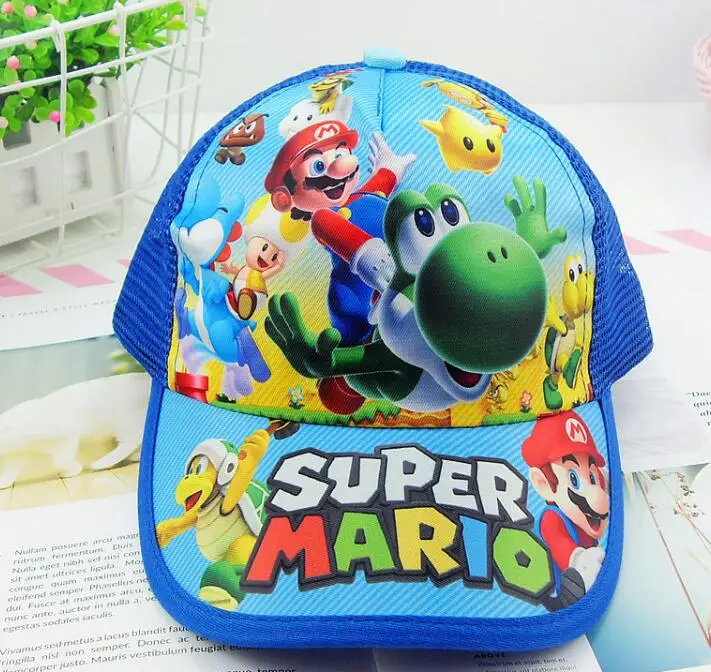 1 шт. мультяшная модная шляпа от солнца в стиле Super Mario Повседневная Бейсболка для
