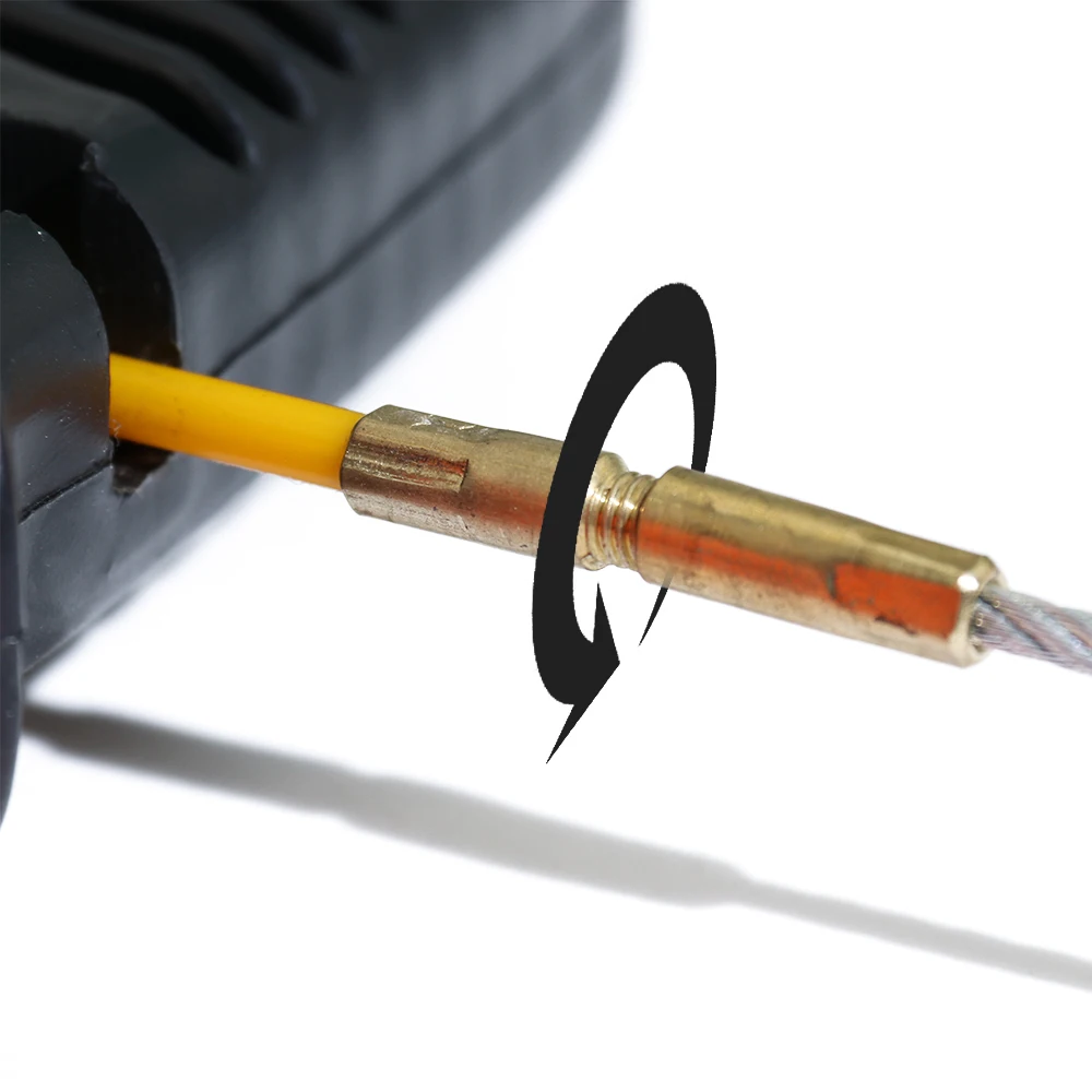 45 м непроводящая Стекловолоконная Рыбная лента катушка Съемник трубопровод