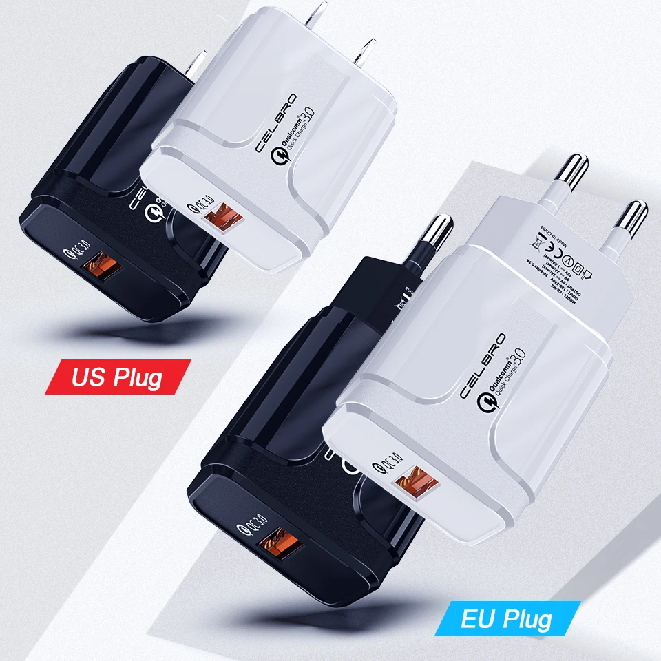 18 Вт мини Usb зарядное устройство для телефона Quick Charge 3 0 Samsung Galaxy A7 A8 A9 + 2018 QC3.0