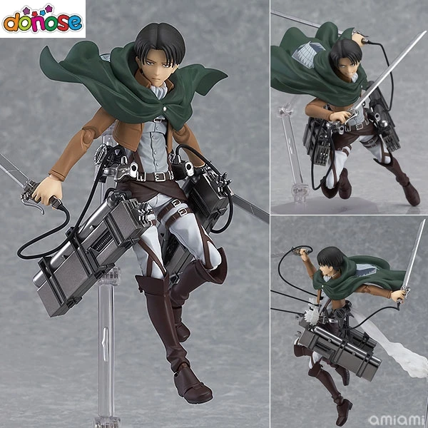 Аниме атака на Титанов Levi Ackerman Figma 213 сильнейший солдат из ПВХ экшн фигурка