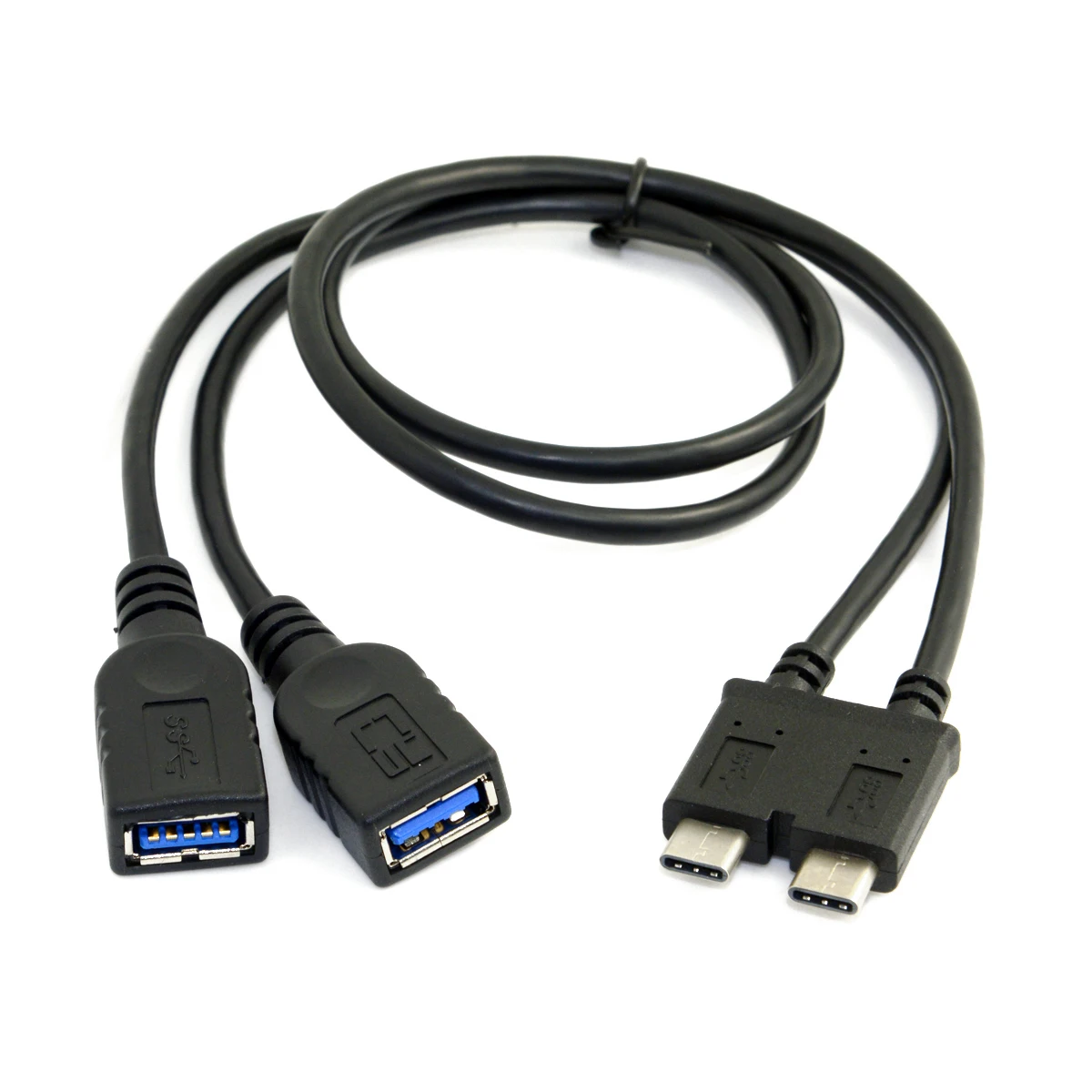 

CY USB Type C Cable USB A to USB C Cable Dual Cable USB 3.1 Type-C to 3.0 A Female OTG Data Cable for New 13 inch Macbook Pro