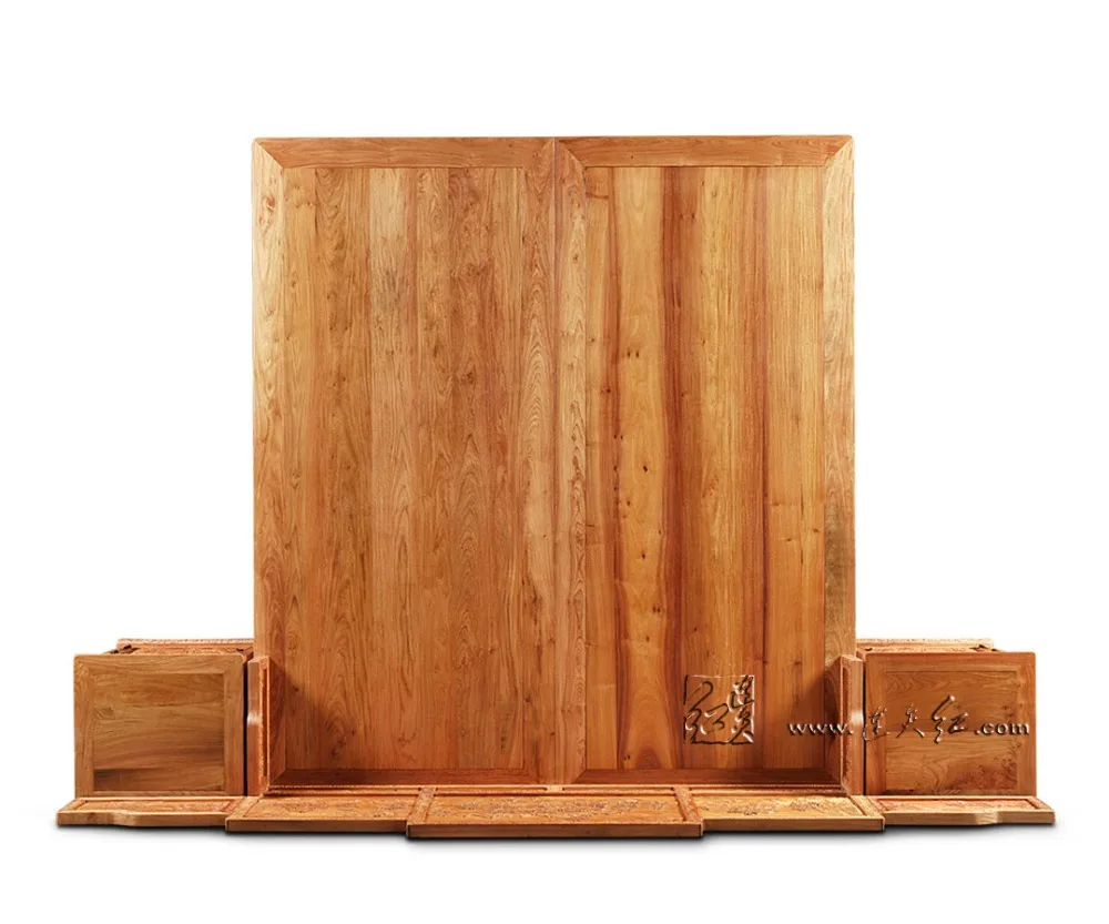 Каркасы для кровати 1 9*2 м с боковым шкафом мебель спальни китайская ретро-кровать