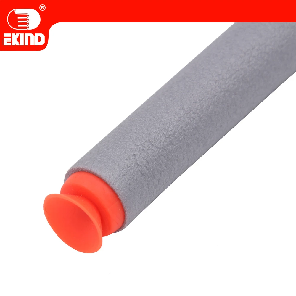 20pcs Grey Всасывающие дротики EKIND 7,2 см Заправка для Nerf серии бластеров детский игрушечный пистолет - Цвет: 20pcs Grey