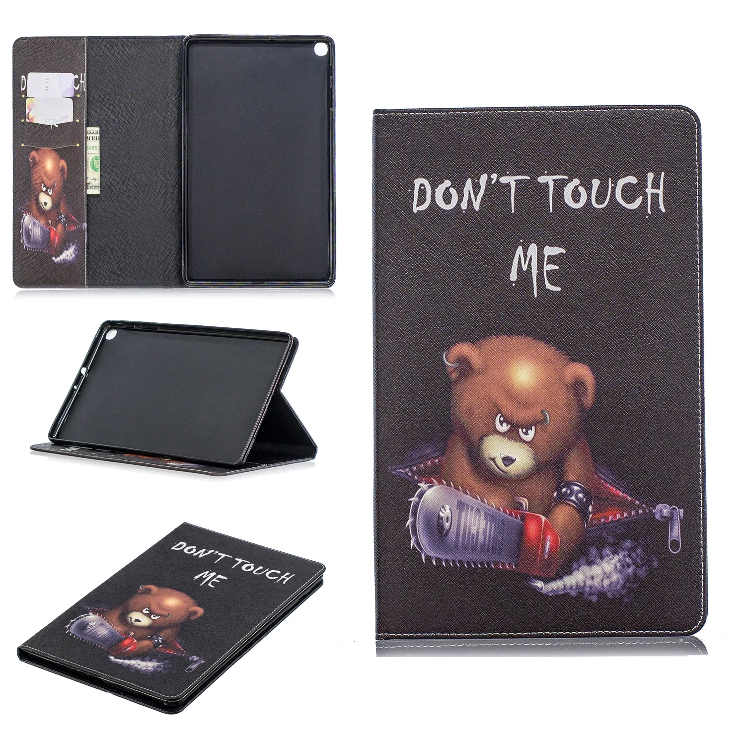 Мотивы из мультфильма PU и PC с отделением для карт чехол для Samsung Galaxy Tab A 10,1 дюймов T510 T515 SM-T510 SM-T515