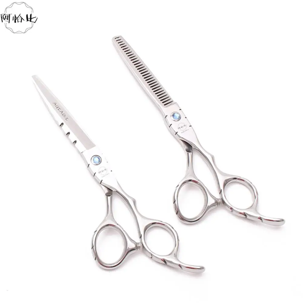 ножницы парикмахерские 6&quot JP Steel AQIABI серебристый филировочные для стрижки волос