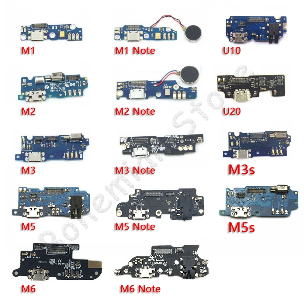 USB-коннектор для зарядки док-станция с гибким кабелем Meizu M3 M3S M5 M5s M6 Note Mini U10 U20