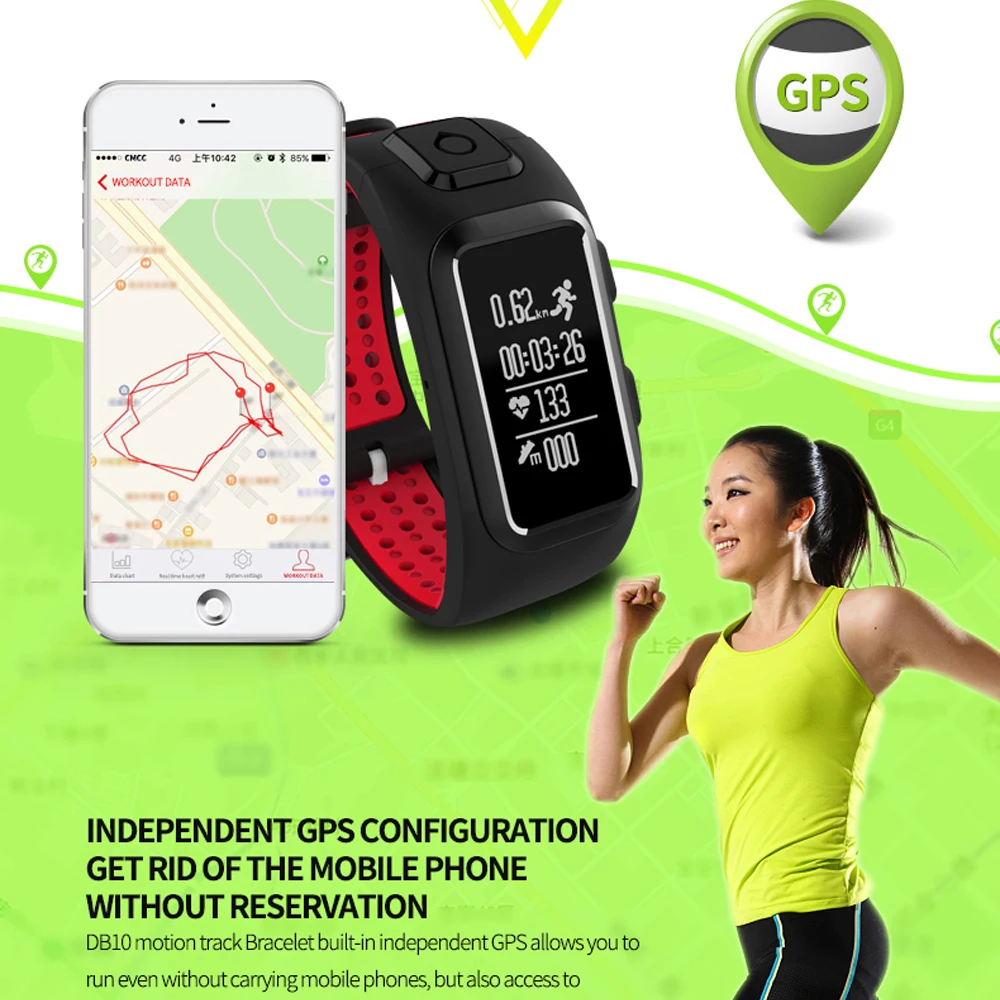 Смарт-браслет GPS умный Браслет ip68 водонепроницаемый спортивный браслет