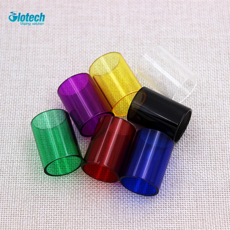 Стеклянная трубка Glotech 2 шт. Pyrex цветная новейшая стеклянная замена для subtank mini