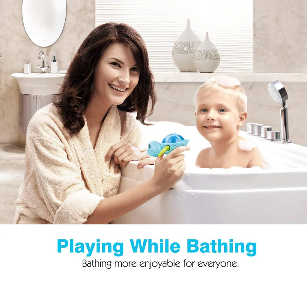 Игрушки для детей унисекс Детские ванны Милые с изображением черепахи животных