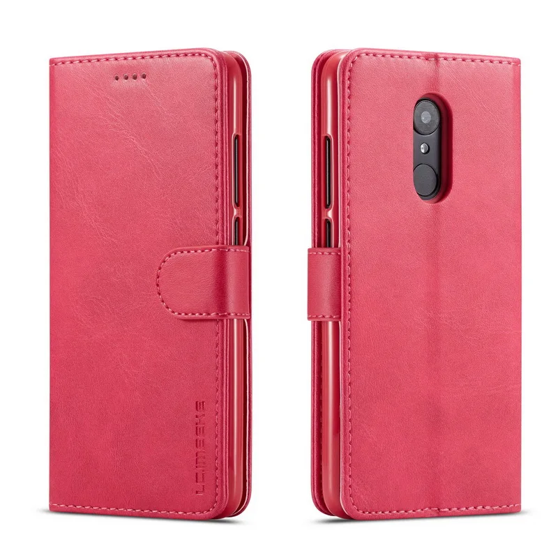 Rose Red Чехол для Xiao mi Red mi Note 7, 6, 5, 8 Pro, 7A, флип-Кошелек, Чехол-книжка, кожаный держатель для карт, чехол для Xiaomi mi, 9 T, A2 Lite, чехол для телефона - Цвет: Rose Red
