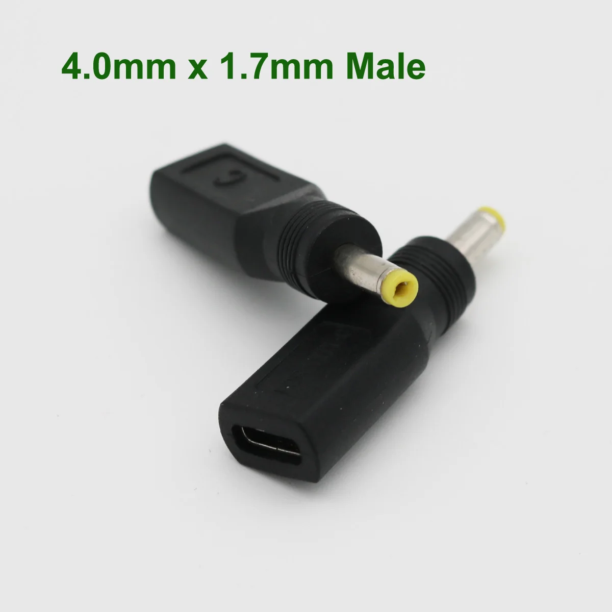 4.0mm x 1.7mm Male 1 шт. зарядное устройство для ноутбука адаптер конвертер Тип C Женский DC разъем питания до 4,0 мм 4,8x1,7 мм/5,5x2,1 мм/2,5 мм/7,4x5,0 мм для lenovo hp DELL - Цвет: 4.0mm x 1.7mm Male