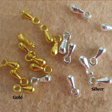 200 шт./лот 3*6 мм золотистые/Родиевые/Серебристые/Бронзовые