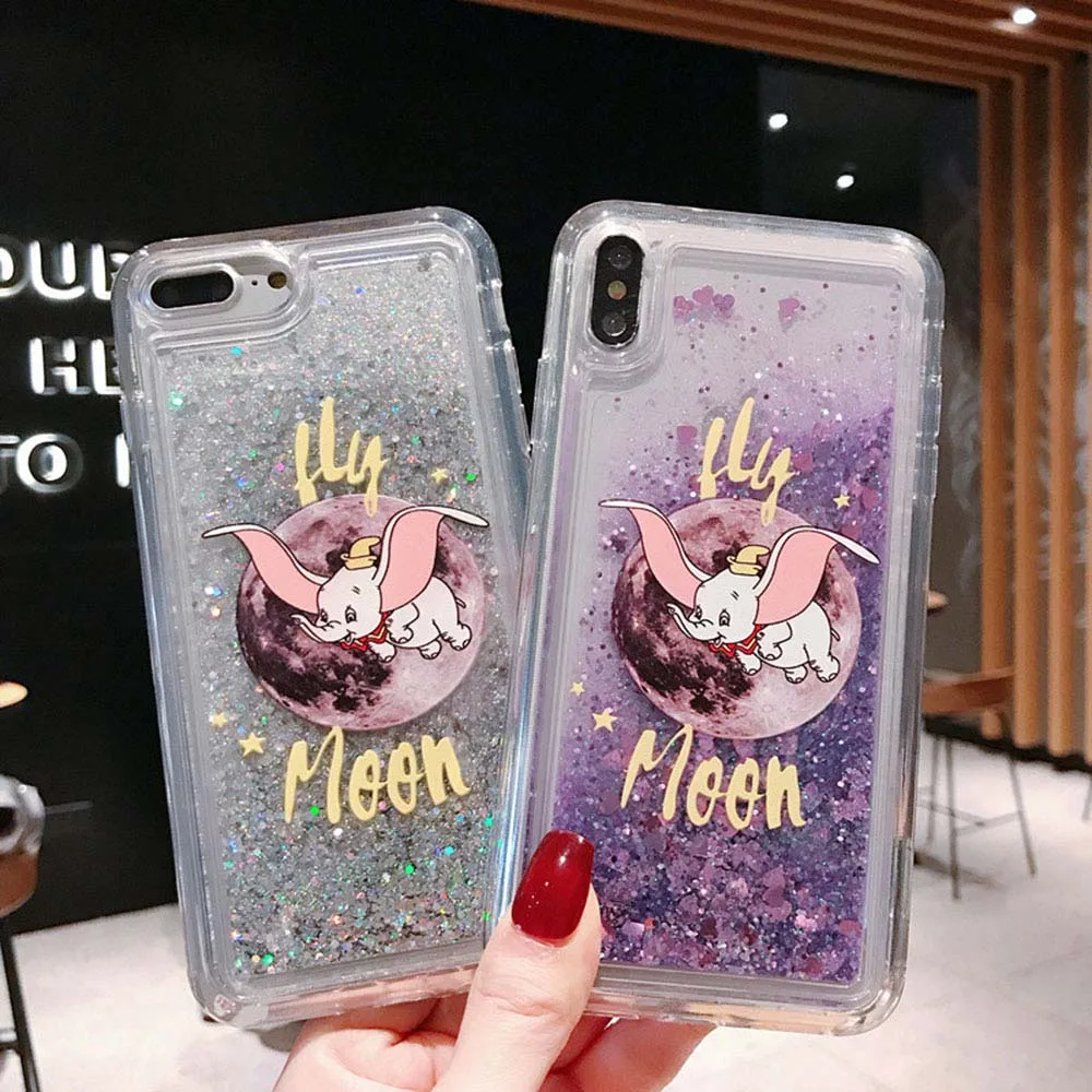 KISSCASE зыбучий песок Жидкий чехол для телефона iPhone X XR XS MAX 7 8 Plus блестящий 6S 6 Fundas |